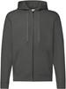 Fruit Of The Loom F401N Classic Hooded Sweat Jacket - Light Graphite (Solid) - M