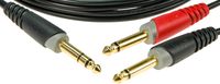 KLOTZ AIS GmbH AY1-0600 audio kabel 6 m 6.35mm 2 x 6.35mm Zwart - thumbnail