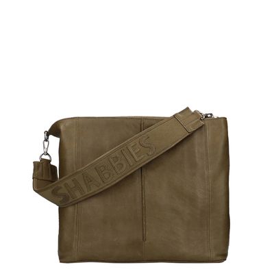 Shabbies Amsterdam Shoulderbag Grain L Matching Suede olive Damestas Shabbies Amsterdam Shoulderbag Grain L Matching Suede olive Damestas