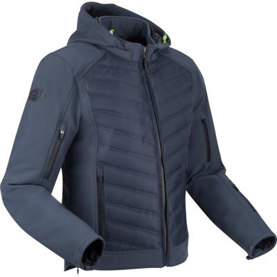 SEGURA Natcho 2 Jacket, Textiel motorjas heren, Blauw-Fluo