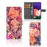Samsung Galaxy A22 5G Hoesje Bosje Bloemen Samsung Galaxy A22 5G Hoesje Bosje Bloemen