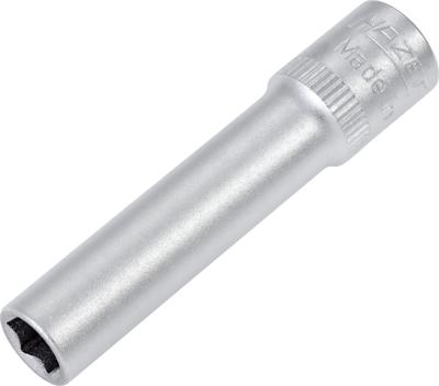 HAZET Dopsleutel 850LG-6 · 1/4 inch (6,3 mm) vierkant hol · Buiten-zeskant-tractieprofiel · SW 6 mm