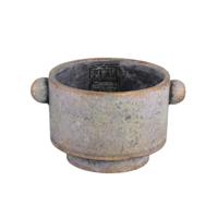 PTMD bloempot burly grijs 15 cm | 12 stuks