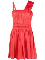 Zadig&Voltaire Roselie satin pleated dress - Rouge - thumbnail