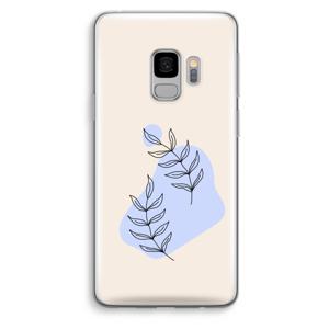 Leaf me if you can: Samsung Galaxy S9 Transparant Hoesje