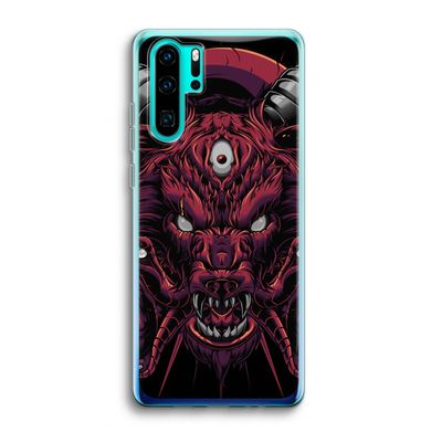 Hell Hound and Serpents: Huawei P30 Pro Transparant Hoesje