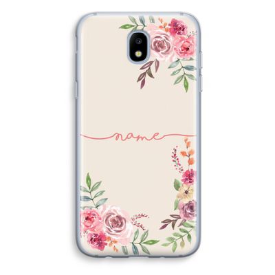 Rozen: Samsung Galaxy J5 (2017) Transparant Hoesje