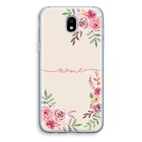 Rozen: Samsung Galaxy J5 (2017) Transparant Hoesje