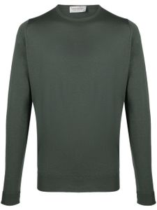 John Smedley pull Marcus en laine vierge - Vert