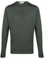 John Smedley pull Marcus en laine vierge - Vert