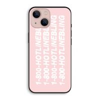 Hotline bling pink: iPhone 13 Biologisch afbreekbaar hoesje