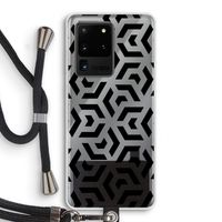 Crazy pattern: Samsung Galaxy S20 Ultra Transparant Hoesje met koord