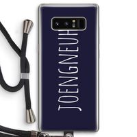Joengneuh!: Samsung Galaxy Note 8 Transparant Hoesje met koord