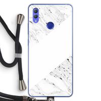 Biggest stripe: Honor Note 10 Transparant Hoesje met koord