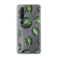 Tropische bladeren: Xiaomi Mi Note 10 Pro Transparant Hoesje