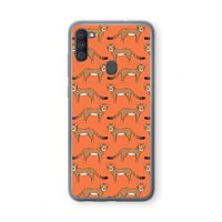Cheetah: Samsung Galaxy A11 Transparant Hoesje
