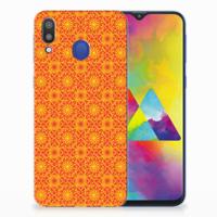 Samsung Galaxy M20 (Power) | TPU bumper | Batik Oranje Samsung Galaxy M20 (Power) | TPU bumper | Batik Oranje