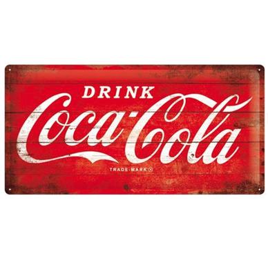 Drink Coca Cola Wood Look 25 x 50 cm
