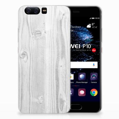 Huawei P10 | Bumper Hoesje | White Wood