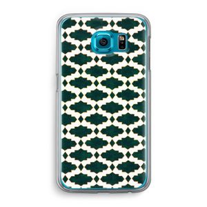 Moroccan tiles: Samsung Galaxy S6 Transparant Hoesje