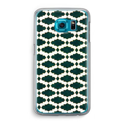Moroccan tiles: Samsung Galaxy S6 Transparant Hoesje