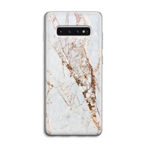 Goud marmer: Samsung Galaxy S10 4G Transparant Hoesje