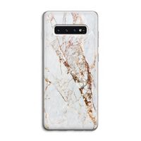 Goud marmer: Samsung Galaxy S10 4G Transparant Hoesje