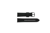 Horlogeband Fossil FS5423 Leder Zwart 22mm