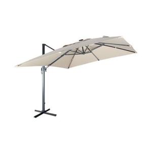 sweeek - Rechthoekige LED parasol 3x3m met hoes