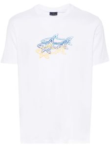 Paul & Shark t-shirt à logo imprimé - Blanc