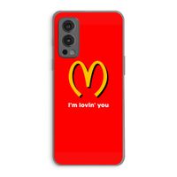 I'm lovin' you: OnePlus Nord 2 5G Transparant Hoesje