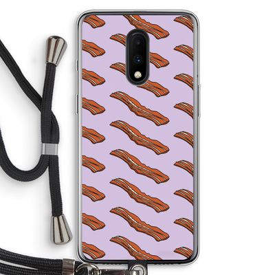 Bacon to my eggs #2: OnePlus 7 Transparant Hoesje met koord