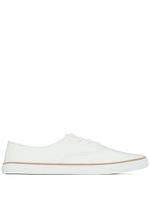 Saint Laurent baskets à lacets - Blanc