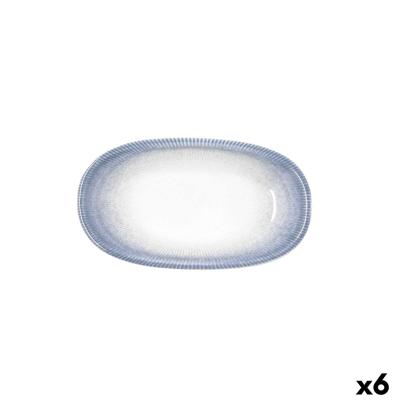Snackdienblad Bidasoa Lea Hydrozero Wit 19 x 11 cm (6 Stuks)