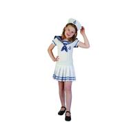 Carnaval verkleed matrozen jurkje - verkleedkleding - meiden - matroos