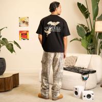 Quotrell Heron T-shirt Th42541 Print T-shirts 0002 Black/white