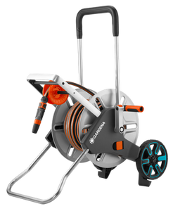 Gardena Slangenwagen AquaRoll M Easy Metal Set met 25m Flex slang - 18547-20
