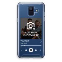 Music Player: Samsung Galaxy A6 (2018) Transparant Hoesje