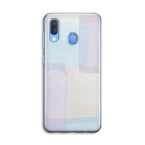 Square pastel: Samsung Galaxy A40 Transparant Hoesje