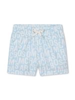 Marc Jacobs Kids slip de bain à logo imprimé - Bleu - thumbnail