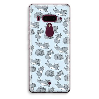 Poezen: HTC U12+ Transparant Hoesje