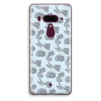 Poezen: HTC U12+ Transparant Hoesje