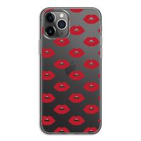 Lips: iPhone 11 Pro Transparant Hoesje