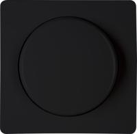Enzo Kopp hk05 mat zwart afdekplaat + knop dimmer - 4621630