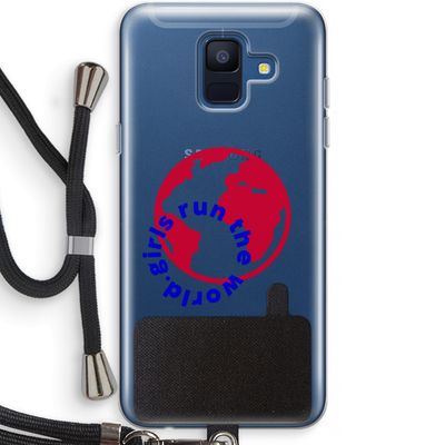 Run The World: Samsung Galaxy A6 (2018) Transparant Hoesje met koord