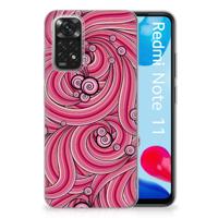 Xiaomi Redmi 10 | Redmi Note 11 4G | Hoesje maken | Swirl Pink Xiaomi Redmi 10 | Redmi Note 11 4G | Hoesje maken | Swirl Pink