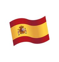 Houten Tafeldecoratie Spaanse Vlag (16st)