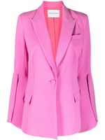 Prabal Gurung blazer à manches fendues - Rose - thumbnail