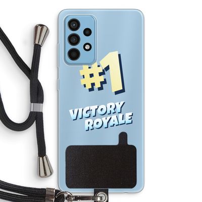 Victory Royale: Samsung Galaxy A52 Transparant Hoesje met koord