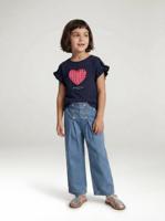 Grote jeans middenblauw